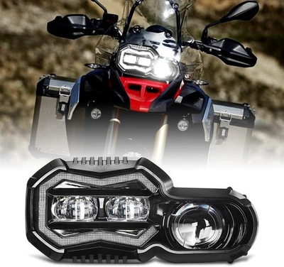 Plug&play DOT E-mark LED Headlight Hi-Lo DRL for BMW F800GS F800 GS F650GS F700G - Image 1 of 4