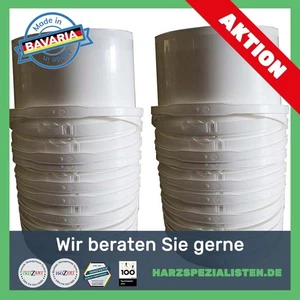 Leereimer Kunststoffeimer 2,5 Ltr. Plastikeimer Eimer leer weiß mit Deckel 20 St - Bild 1 von 3