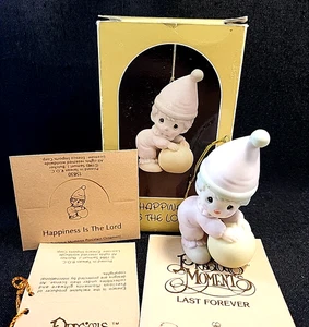 Precious Moments 1985 "Happiness Is The Lord" #15830 Ornament 3" - Bild 1 von 7