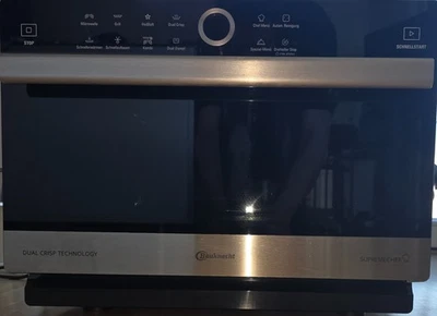 BAUKNECHT MW 3391 SX, Mikrowelle (1000 Watt, Grillfunktion, Heißluftfunktion & D - Bild 1 von 4