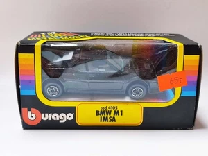 Coche Diecast Burago 1983 1:43 - BMW M1 IMSA 4105 - en caja y como nuevo - Imagen 1 de 7