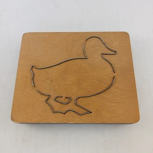 Duck Bird Fowl Animal Ellison Educational Equipment Accucut Wood Dies - 6"x5"  - Picture 1 of 3