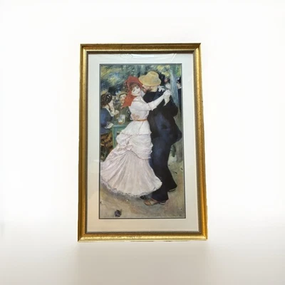 Impresión grande enmarcada de Renoir “Dance in the Country” - Marco dorado, arte impresionista Foto 1 de 4