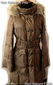 Burberry Blue Label langer Daunenmantel braun 38 Länge 32,28" Breite 17,71" authentisch - Bild 1 von 7