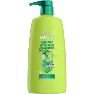 Garnier Fructis Grow Strong Shampoo 33.8oz Strengthens Hair with Apple Extract - Image 1 of 2