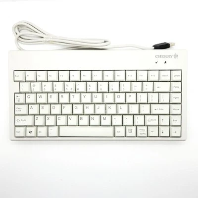 Cherry QWERTY US 83 Position Key Layout Mini Keyboard Gray G8652400EUAEAA - Image 1 of 3