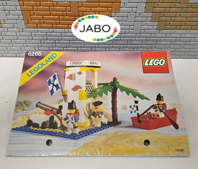 (OK O5/21) Lego Pirates Instructions 6265 Sabre Island Punched