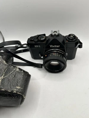 Vivitar XV-1 Cosina made 35mm camera with lens for parts Untested - Image 1 of 4