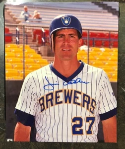 JIM ADDUCI AUTOGRAPHED SIGNED AUTO BASEBALL PHOTO 8x10 BREWERS - Picture 1 of 1