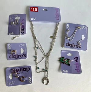 Lote de 6 joyas de moda Claire’s nuevas - Imagen 1 de 5