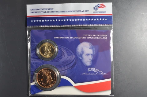 2008 Andrew Jackson First Spouse Presidential Coin & Medal Set Cover