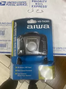 AIWA HS-TA283 AM-FM Stereo Cassette Player Vintage Sealed Neu - Bild 1 von 6