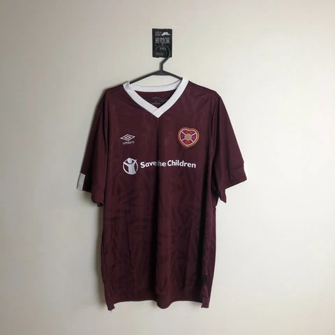 Heart Of Midlothian Jersey Home football shirt 2019-20 Umbro Polyester Mens 2XL Cover