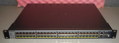 NETGEAR ProSafe S3300 52 port PoE+ Smart Switch, S3300-52X-POE+  GS752TXP - Image 1 of 3
