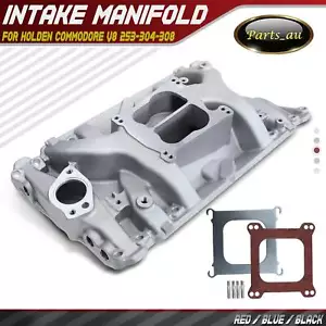 Intake Manifold for 253-308 Holden Commodore V8 Dual Plane 2194 with Gaskets - Picture 1 of 8
