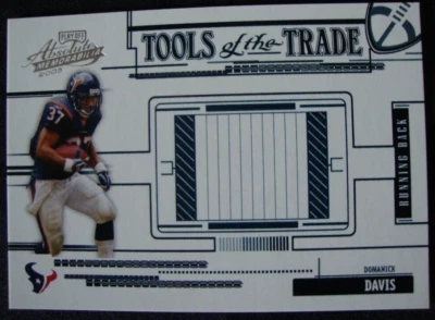 2005 Domanick Davis Absolute Memorabilia Tools of The Trade  Card  Texans  /150 - Image 1 of 4
