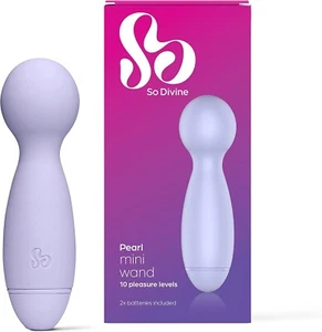 So Divine Pearl Mini Massaging Wand | 10-Function Waterproof Wand | Free P&P - Picture 1 of 4