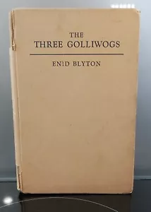 Vintage Enid Blyton THE THREE GOLLIWOGS BOOK 1954 Special Australian Edition - Picture 1 of 8