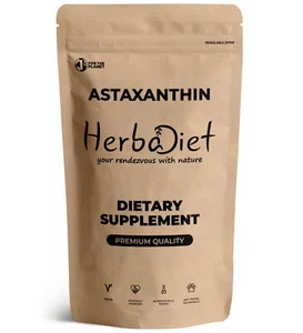 Astaxanthin Extract Powder 10% Super Antioxidant Haematoccus Pluvialis Heart - Picture 1 of 3
