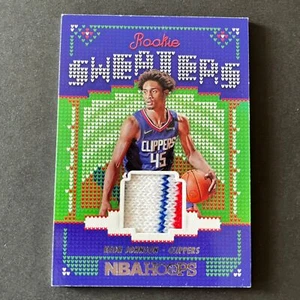 2021-22 Hoops Winter Rookie Sweaters #RSW-KJ Keon Johnson Los Angeles Clippers - Picture 1 of 2