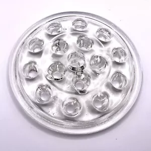 Espositore in marmo giocattolo 16 fori inserto rana fiore vetro vintage - Foto 1 di 2