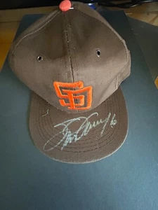 Steve Garvey #16 signed auto brown baseball cap Padres promo MLB authentic Rare - Picture 1 of 6