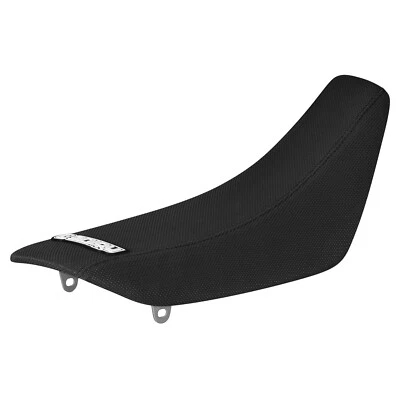 2002-2023 Kawasaki KLX 110 Seat Cover Gripper by Enjoy Mfg   ALL BLACK Std  #71 - Image 1 of 4