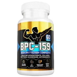 BPC-159 Peptide Capsules- Blend with Creatine Monohydrate,Magnesium Gluten Free - Imagen 1 de 12