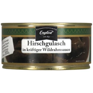 Hirschgulasch in kräftiger Wildrahmsauce - Bild 1 von 2
