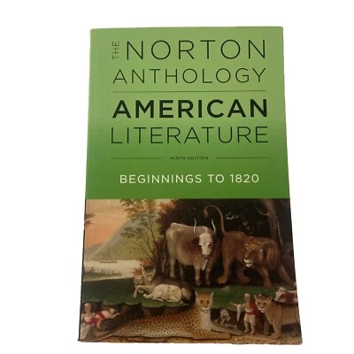 The Norton Anthology American Literature Shorter 9th Edition Beginnings to 1820 - Image 1 of 4
