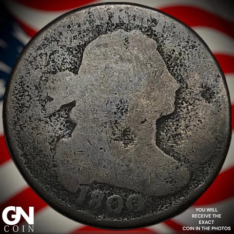1800 Draped Bust Large Cent Q5136 Cover