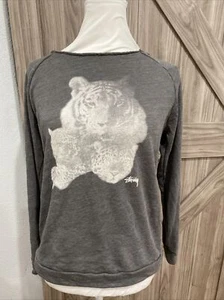 Stussy  Women Tiger Sweatshirt Sz Small - Picture 1 of 4