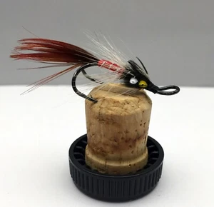 Mouche Pêche Saumon Curry's Rouge Crevette Doubles Tailles 6- 10 Lot De 8 #189 - Photo 1/2