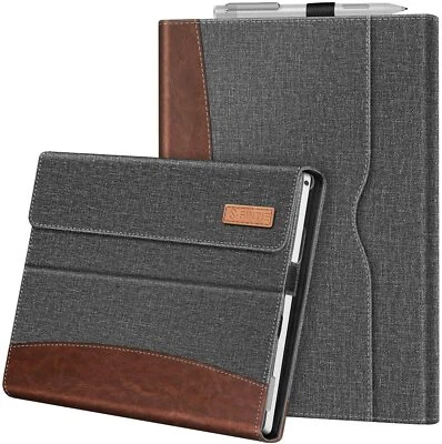 For Microsoft Surface Pro 7 Plus /7 6 5 4 Multi-Angle Case Business Cover Pocket - Image 1 of 4