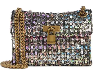 Kurt Geiger London Mini Brixton Sequin Convertible Chain Strap Shoulder Bag - Picture 1 of 6