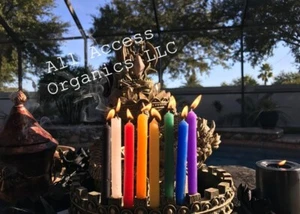 Handgefertigte Zauberkerzen - Set 8 Farben - Ritual & Altar, All Access Organic - Bild 1 von 1