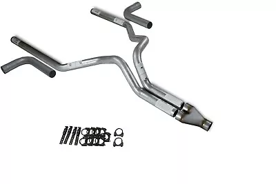 07-14 Chevy GMC Silverado Sierra 3" Kit de escape doble tubo Y salida lateral Foto 1 de 2