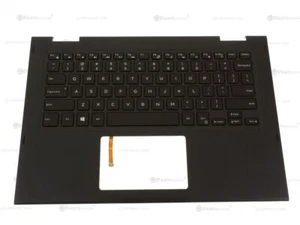 New Dell OEM Latitude 3390 2-in-1 Backlit Keyboard Palmrest Assembly XVH3H PGHHT - Afbeelding 1 van 6