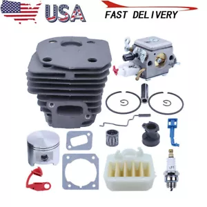 Kit pistone cilindro foro grande 45 mm per Husqvarna 353 351 350 346 346XP 345 340 - Foto 1 di 7