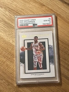Zion Williamson - 2020-21 Court Kings Contemporaries Insert #6 PSA 10 GEM MINT - Bild 1 von 2
