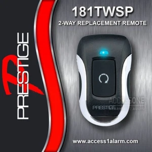 New Prestige 181TWSP 2-Way 1-Button Remote Control TBQT4-SS2W PE1BTWZ PE1BTWZ2 - Picture 1 of 3