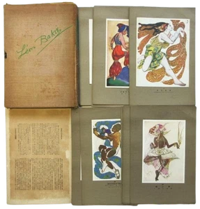 Leon Bakst Art Book Taisho Showa Early Japan Printed Rare 23x16cm - Picture 1 of 1
