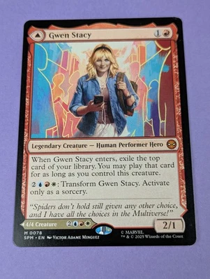 MTG Magic: Marvel's Spider-Man: Gwen Stacy / Ghost-Spider #0078 Mythic - NM - Image 1 of 2