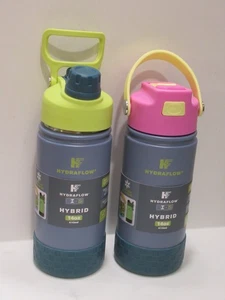 HydraFlow Kids híbrido 14 OZ Botella de agua fría 24 horas ~~JUEGO DE 2~~ - Imagen 1 de 6