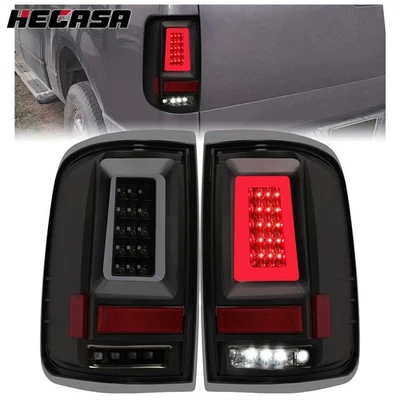 Black Smoked For Ford F150 2004-2008 Styleside LED Tail Lights Set Left+Right - Image 1 of 4
