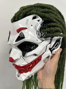 1PC Joker Cyberpunk Full Face Resin Masks Punk Style Cosplay Cool Helmet Prop - Picture 1 of 18