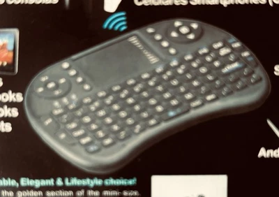 US Mini i8 Wireless Blk Keyboard 2.4G  Touchpad for PC Android TV Kodi Media Box - Image 1 of 4