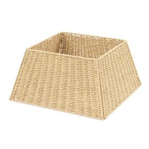 Pueblo de Navidad Mimbre Natural Árbol de Navidad Falda Base Cubierta Vacaciones Hogar Decoración - Imagen 1 de 8