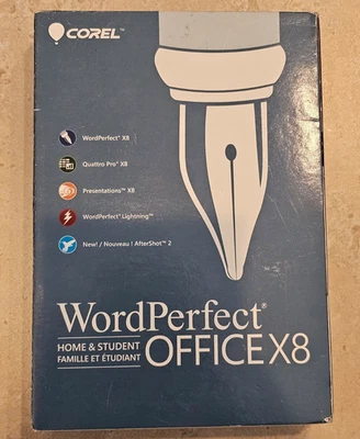 Corel WordPerfect Office Home & Student X8 ( WPOX8HSEFMB ) New with Box - Image 1 of 4