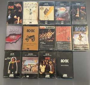 AC/DC Cassette Lot Of 14 Tested Back In Black High Voltage Highway to Hell Rock - Bild 1 von 7